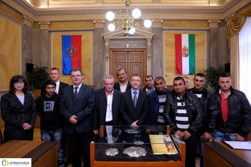 Ezüstlelet a városházán