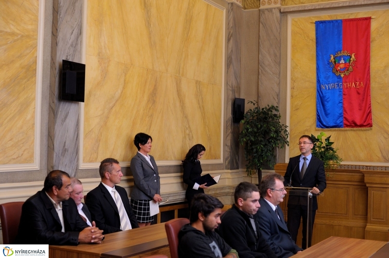 Ezüstlelet a városházán