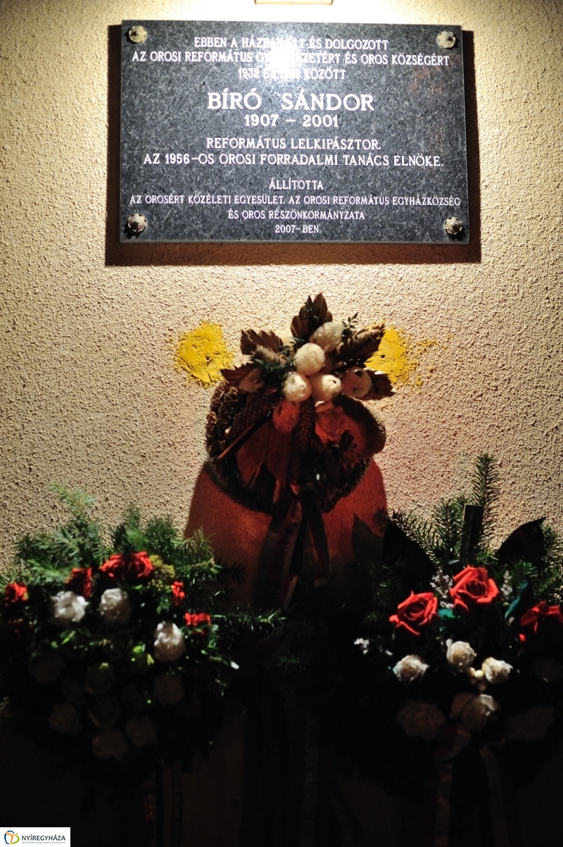 Ünnepi megemlékezés Oroson