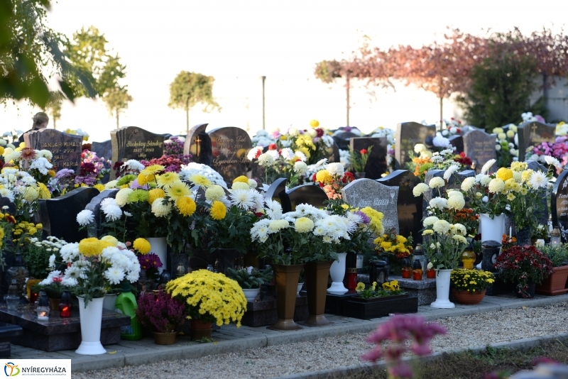 Az emlékezés virágai az Északi Temetőben