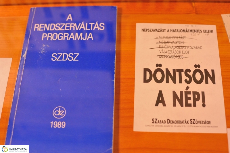 Volt egyszer egy rendszerváltás c. kiállítás a Múzeumban
