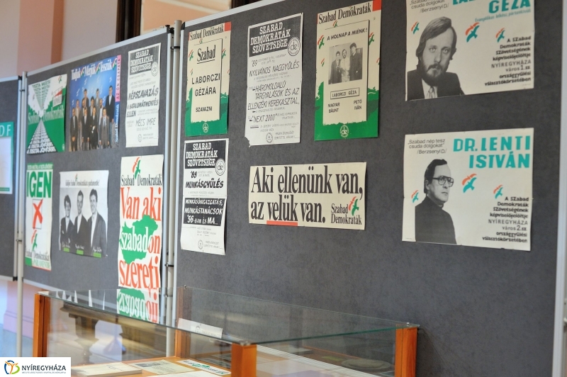 Volt egyszer egy rendszerváltás c. kiállítás a Múzeumban