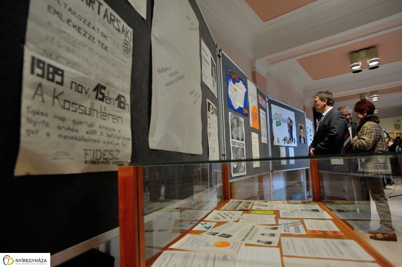 Volt egyszer egy rendszerváltás c. kiállítás a Múzeumban