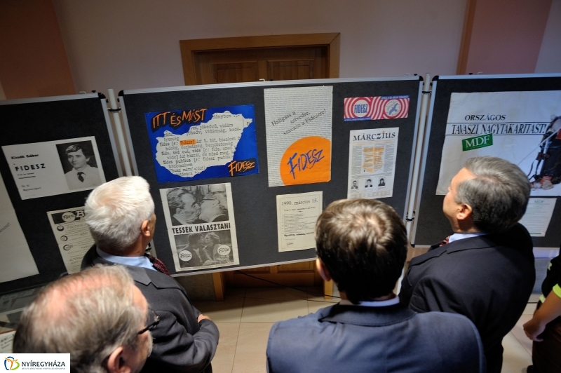 Volt egyszer egy rendszerváltás c. kiállítás a Múzeumban