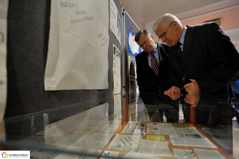 Volt egyszer egy rendszerváltás c. kiállítás a Múzeumban