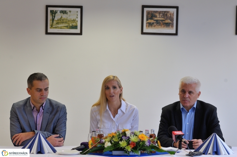 Szabó Tünde sportért felelős államtitkár Nyíregyházán
