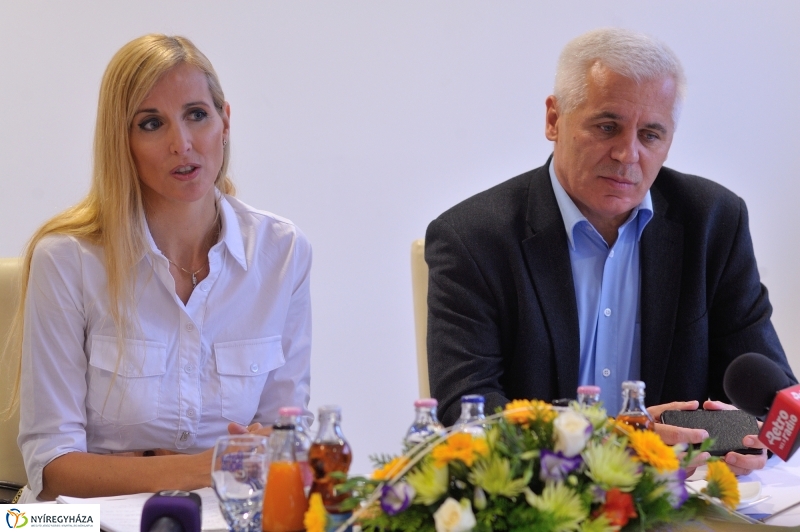 Szabó Tünde sportért felelős államtitkár Nyíregyházán