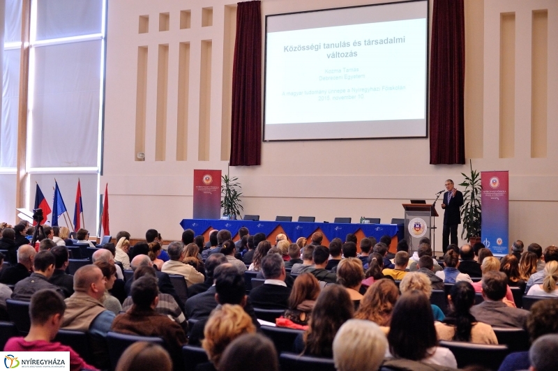 A Magyar Tudomány Ünnepe a Nyíregyházi Főiskolán