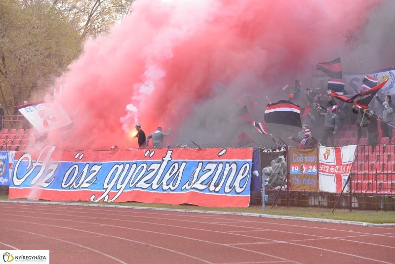 Spartacus-Kazincbarcika futball mérkőzés Nyíregyházán