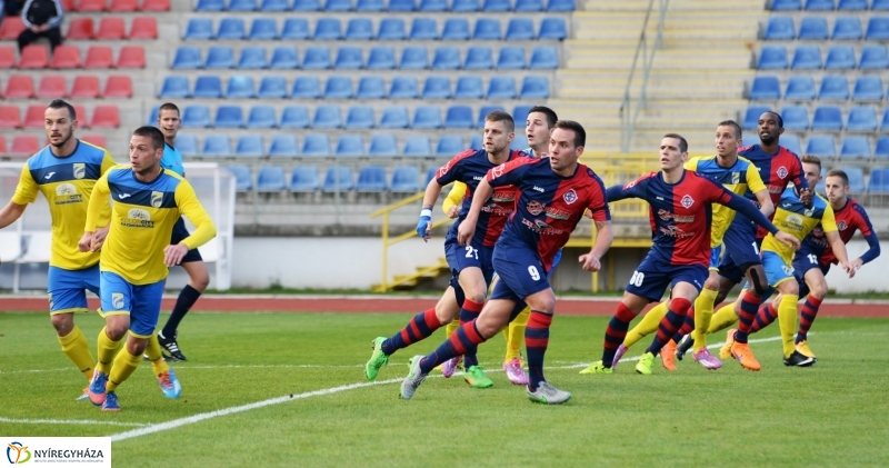 Spartacus-Kazincbarcika futball mérkőzés Nyíregyházán