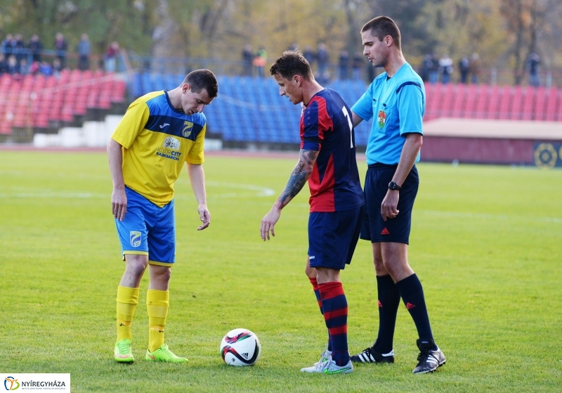Spartacus-Kazincbarcika futball mérkőzés Nyíregyházán