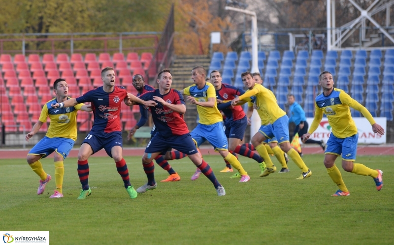 Spartacus-Kazincbarcika futball mérkőzés Nyíregyházán