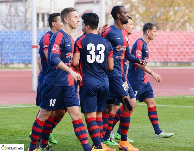Spartacus-Kazincbarcika futball mérkőzés Nyíregyházán