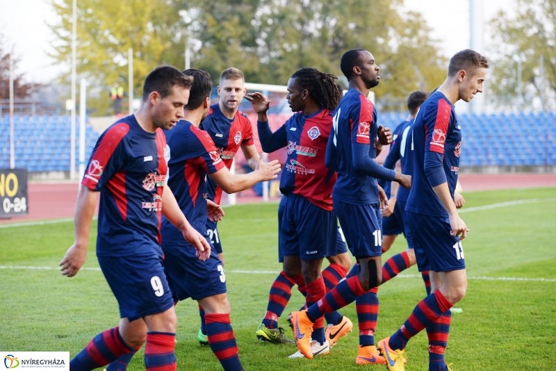 Spartacus-Kazincbarcika futball mérkőzés Nyíregyházán