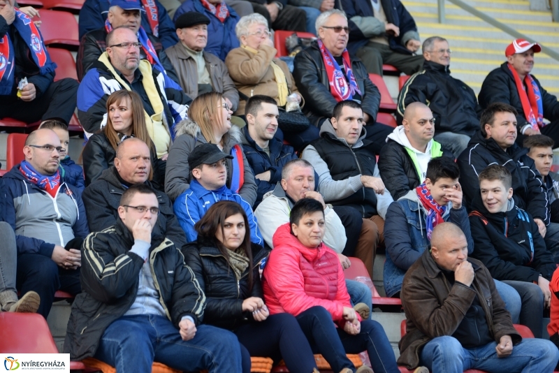 Spartacus-Kazincbarcika futball mérkőzés Nyíregyházán