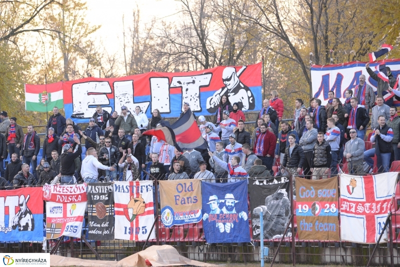 Spartacus-Kazincbarcika futball mérkőzés Nyíregyházán