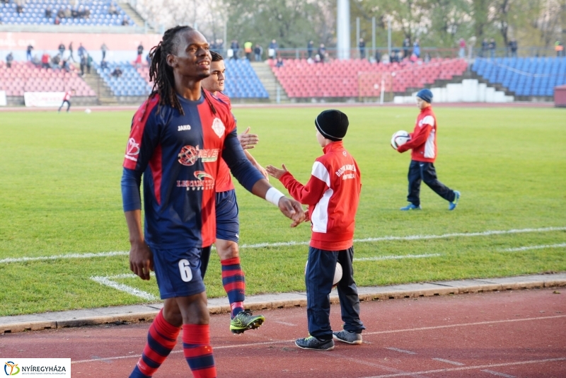 Spartacus-Kazincbarcika futball mérkőzés Nyíregyházán