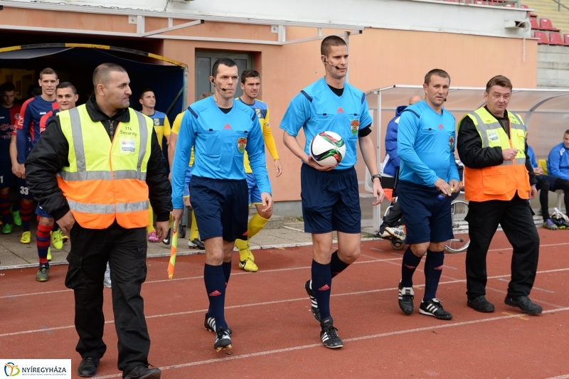 Spartacus-Kazincbarcika futball mérkőzés Nyíregyházán