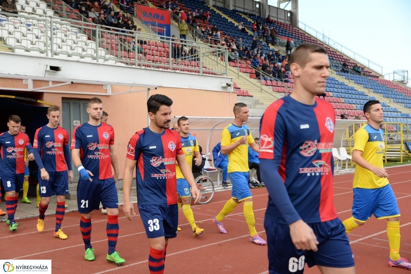 Spartacus-Kazincbarcika futball mérkőzés Nyíregyházán