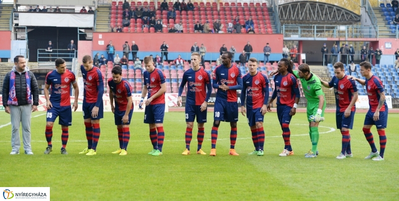 Spartacus-Kazincbarcika futball mérkőzés Nyíregyházán