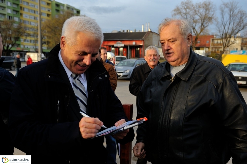 Felújított járdaszakasz a Rákóczi utcán