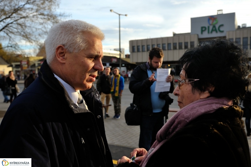 Felújított járdaszakasz a Rákóczi utcán