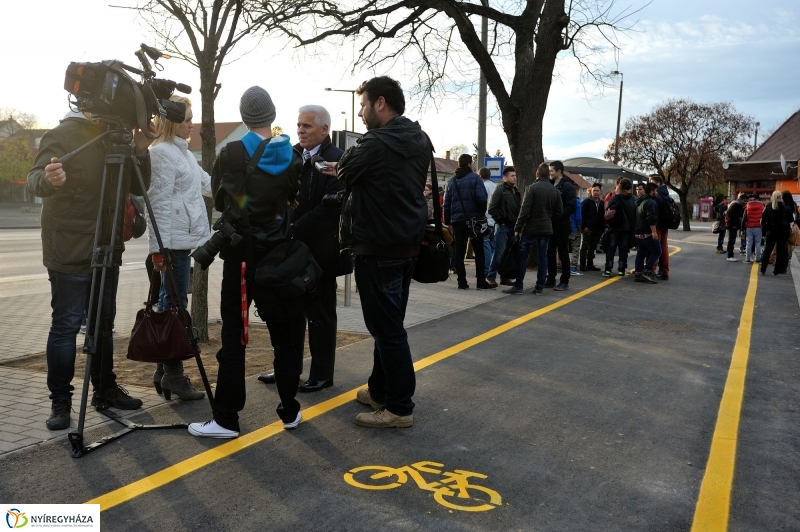 Felújított járdaszakasz a Rákóczi utcán