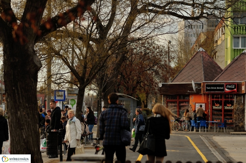 Felújított járdaszakasz a Rákóczi utcán