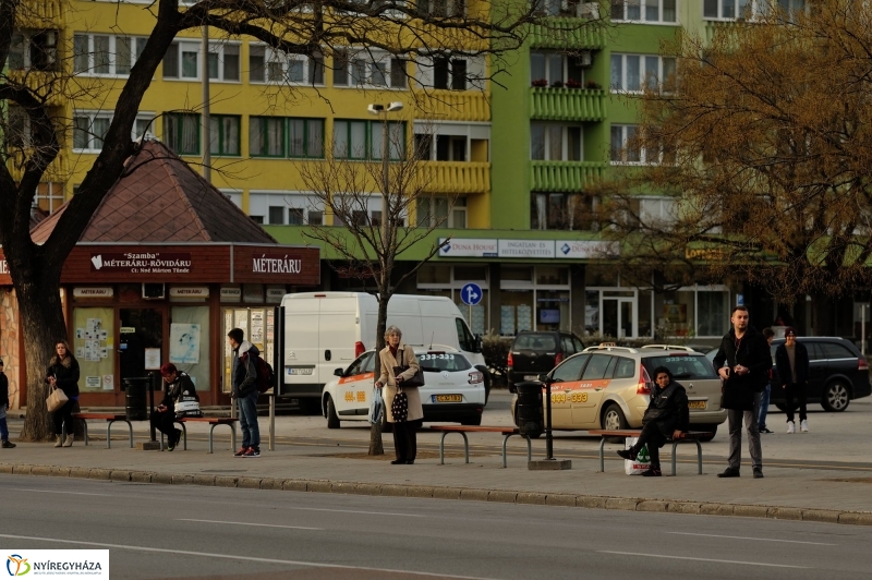 Felújított járdaszakasz a Rákóczi utcán