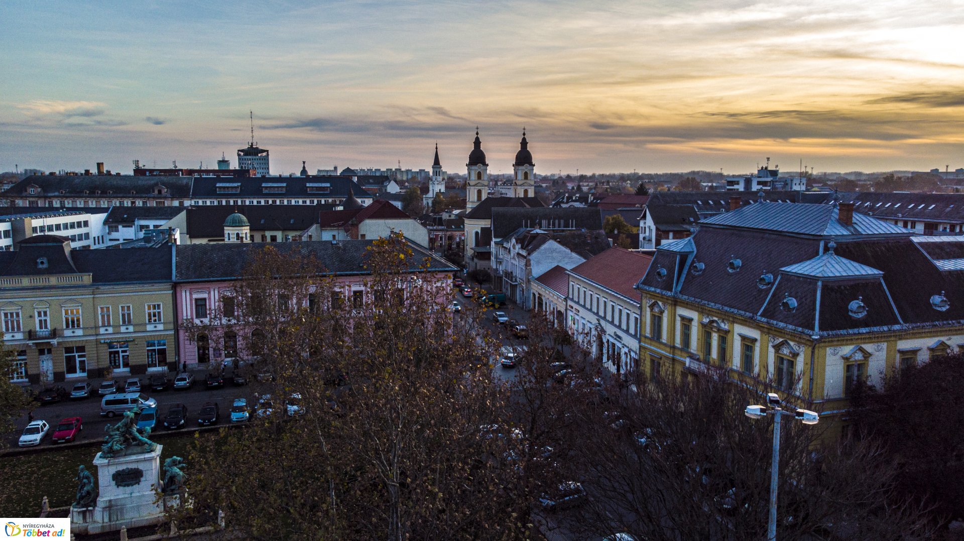 3 méterrel a város felett