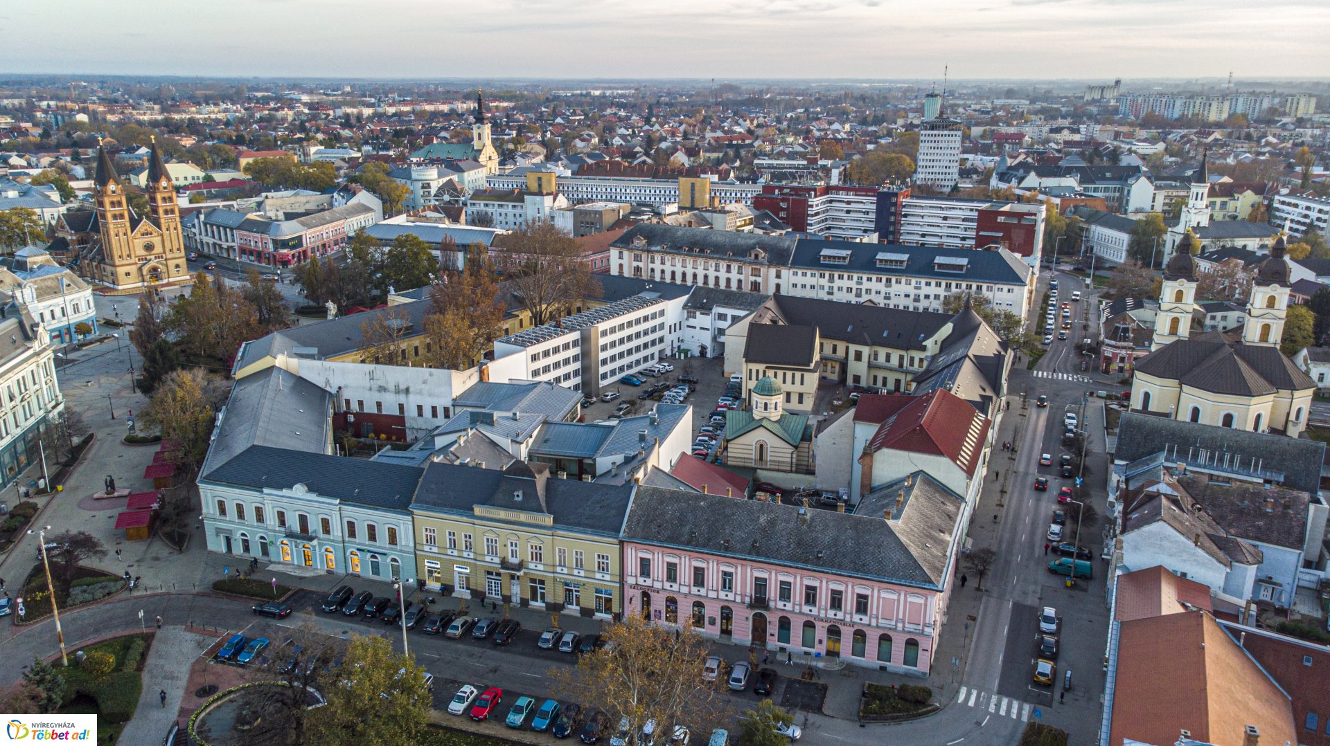 3 méterrel a város felett