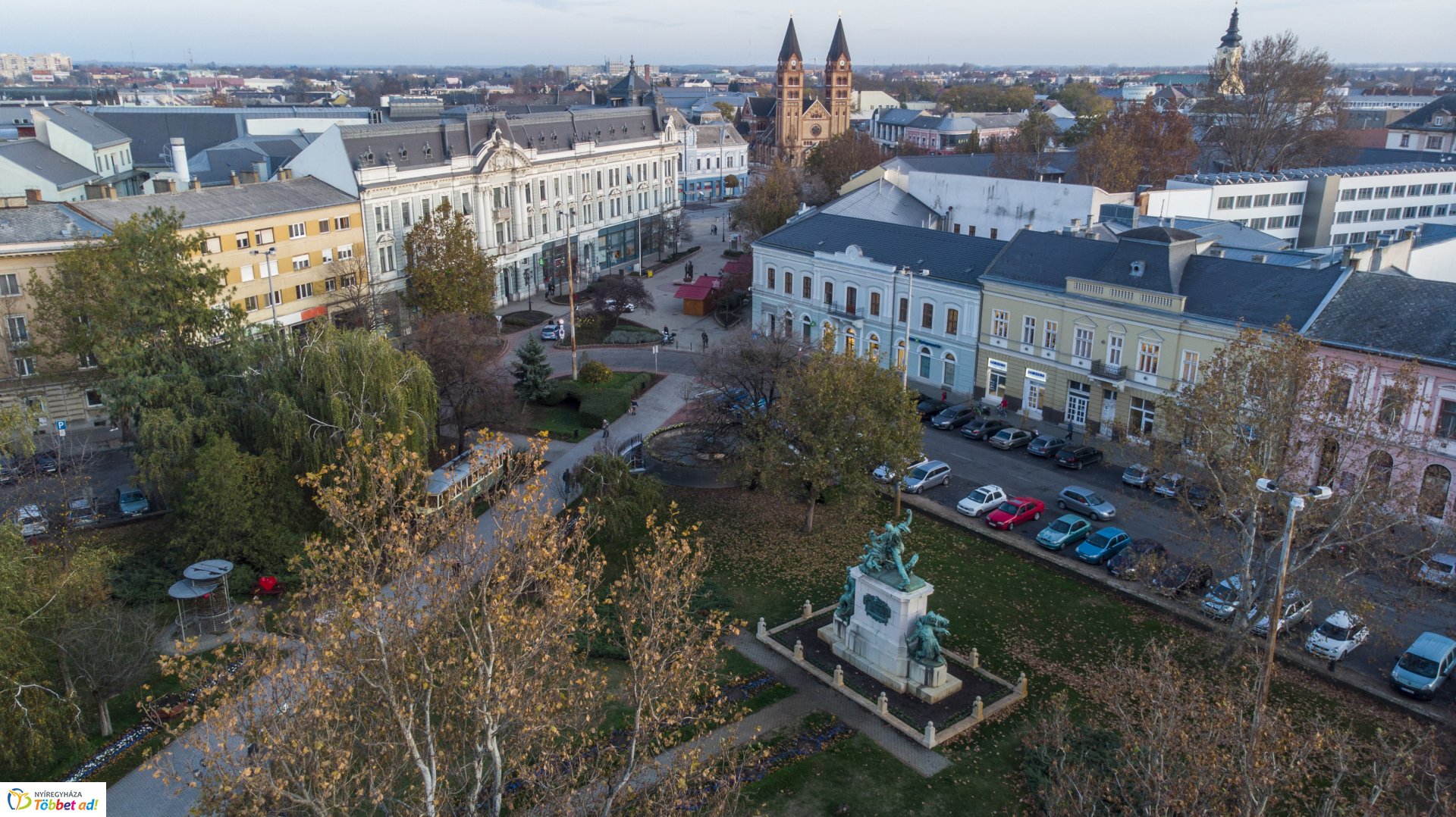 3 méterrel a város felett