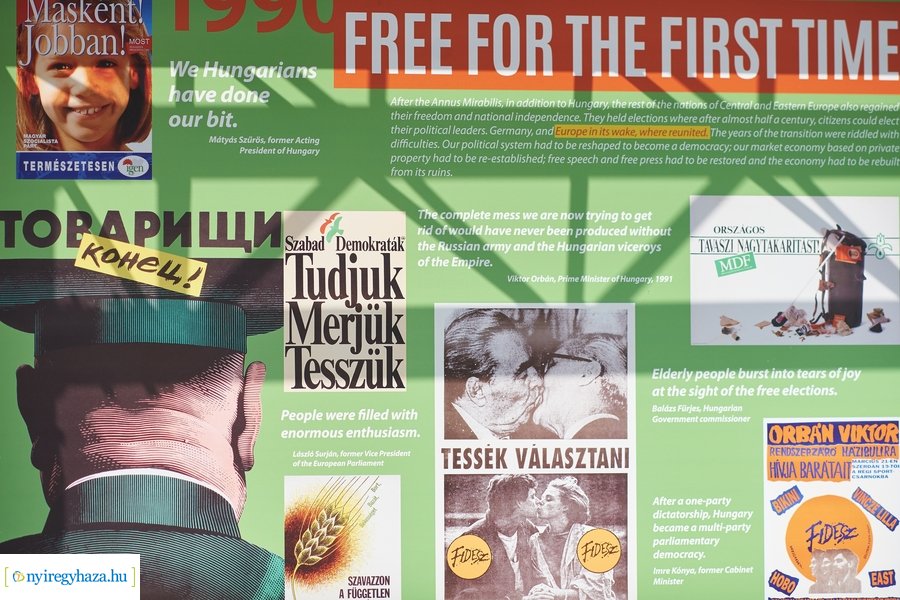 30 éve szabadon - kiállítás megnyitó