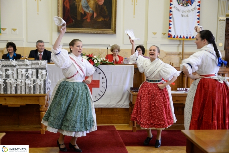 Véradók köszöntése 