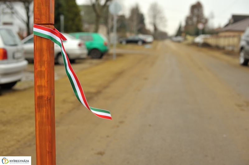 Aszfaltozták a Tujafa utcát