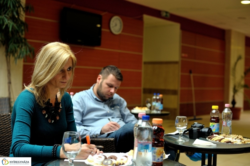 A tízéves Aquarius Élményfürdő sajtótájékoztatója