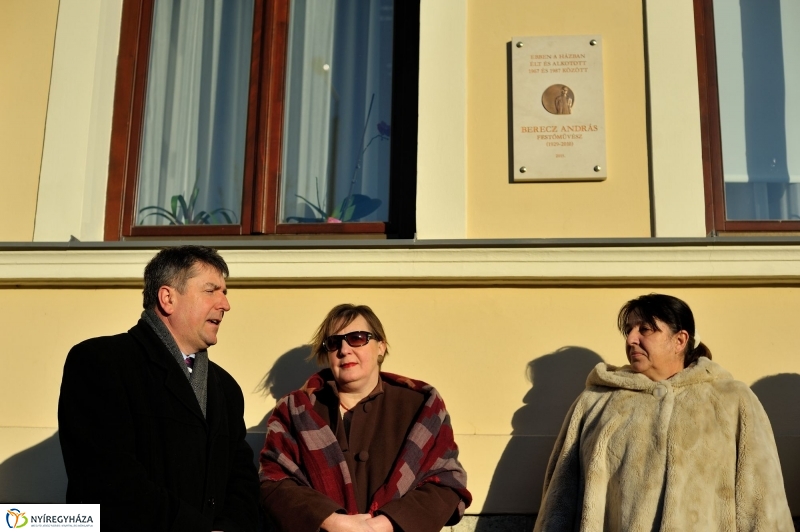 Berecz András emléktábla avatás