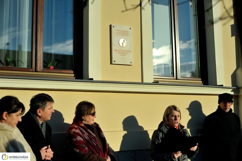 Berecz András emléktábla avatás