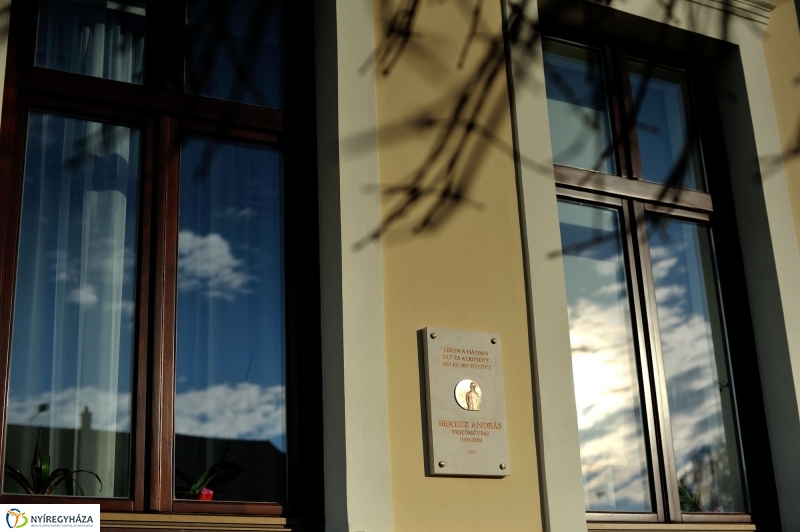 Berecz András emléktábla avatás