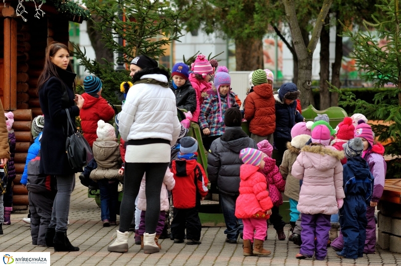 Nyíregyházán a Mikulás