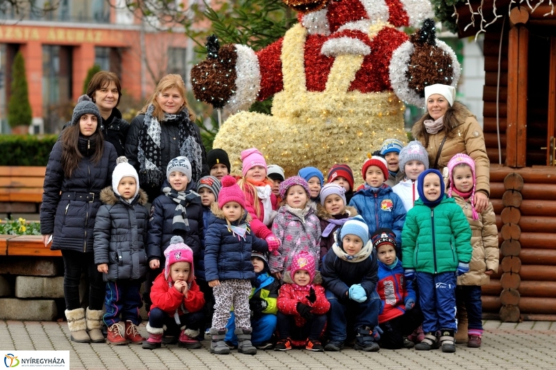 Nyíregyházán a Mikulás