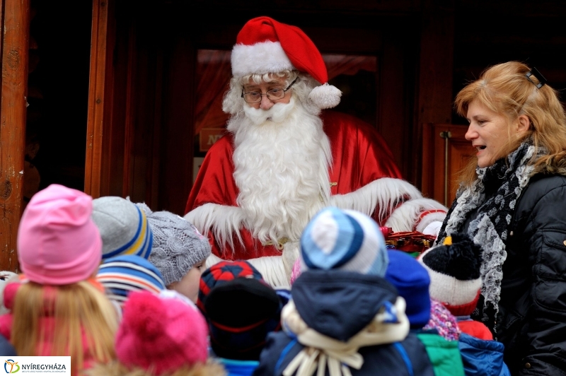 Nyíregyházán a Mikulás