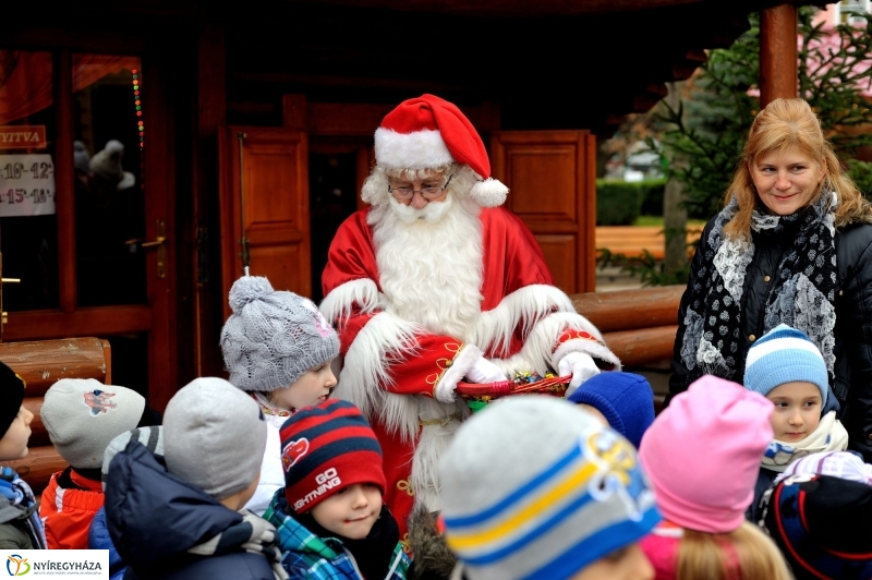 Nyíregyházán a Mikulás