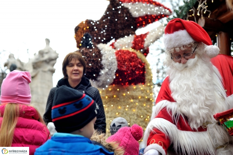 Nyíregyházán a Mikulás