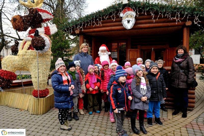 Nyíregyházán a Mikulás