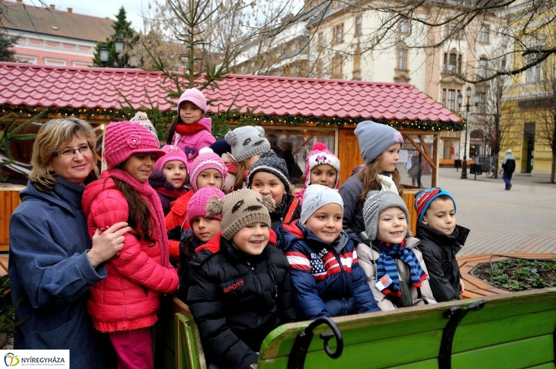 Nyíregyházán a Mikulás