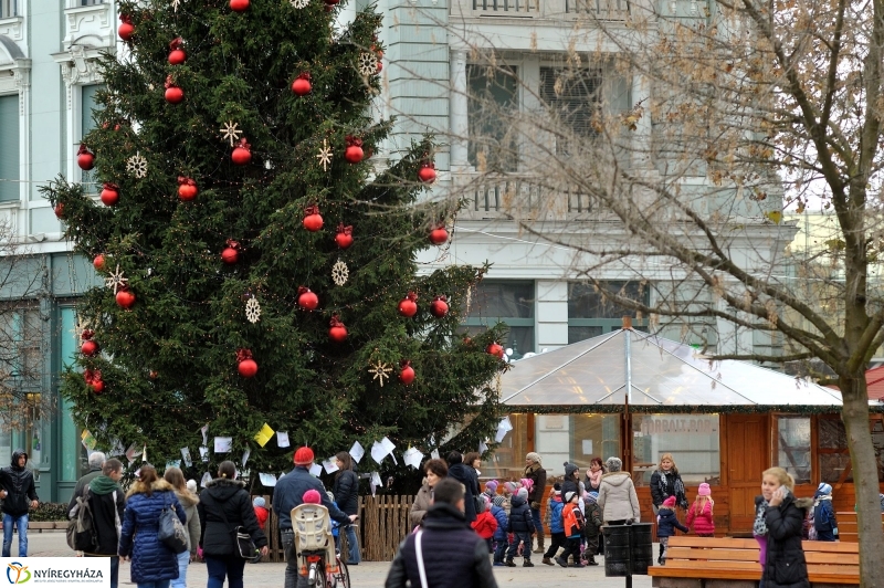 Nyíregyházán a Mikulás