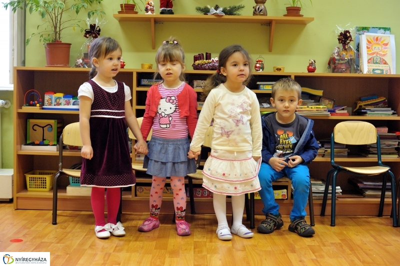 Mikulás a nyíregyházi evangélikus óvodában