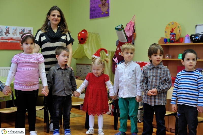 Mikulás a nyíregyházi evangélikus óvodában