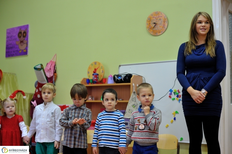 Mikulás a nyíregyházi evangélikus óvodában